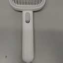 Aumuca Cat Brush for Shedding, Cat Brushes for Indoor Cats, Cat Brush for Long or Short Haired Cats, Cat Grooming Brush Cat Comb for Kitten Rabbit Massage Removes Loose Fur (White)