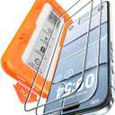 BossKiss for iPhone Air Screen Protector 6.5 inch,[TOP 9H+Hardness] [Military Grade Shatter Protection] Sensitive Touch Easy Installation Full Coverage Clear Tempered Glass for iPhone 17 Air 2 Pack