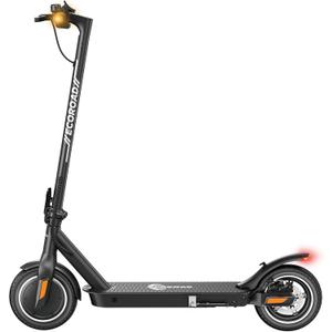 Electric Scooter EC8, 10" Solid Tires Electric Scooter Adults with Dual Shock Absorbers, 18 Miles Range, Adults Commuting Scooters, 450W Peak Motor & 19 MPH Foldable Electric Kick Scooters
