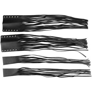 Universal Motorcycle Handlebar Tassel Fringe Wrap Cover - Brake Clutch Lever Streamer for 7/8in & 1in Handlebar