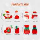 8 Pack Christmas Pencil Sharpeners - Christmas Xmas Party Favors Stocking Stuffers Gifts for Kids