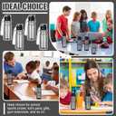 Tioncy 20 Pieces Plastic Water Bottles for Adults Bulk 17 oz Sport Drink Bottles with Handle Strap Lightweight Leakproof Drink Flip Top cups for Party Outdoor(Black,fresh style)