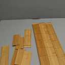 SpaceAid Bamboo Drawer Dividers with Inserts and Labels, Kitchen Adjustable Drawer Organizers, Expandable Organization for Home, Office, Dressers, 4 Dividers with 9 Inserts (17"-22" Natural)