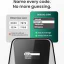 DESLOC C100 Keyless Entry Door Lock with Visual Display, 100 Customizable User Codes and 4 One-Pass code, door locks for front door with 2 Keys,12 Months Battery, IP54, BHMA Grade 3, Auto Lock, Silver