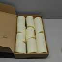 Flameless Candles with Remote, Battery Operated Flickering Flameless Candles, LED Candles with Timer 2/4/6/8H, with Realistic LED Candles Set of 9 (D3 x H 3" 4" 5" 6" 7") (Ivory)