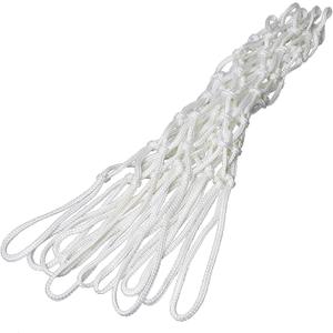 Small Basketball Hoop Net 4Pcs Sports Basketball Hoop Ring Nylon Net Outdoor Backboard Goal Rim Lengthened Mesh Replacement for Universal Basketball Stands