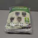 4PCS Bird Netting for Fruit Trees 5x6.6FT Mesh Bag with Drawstring Garden Insect Netting Pest Barrier Blueberry Nettings Plant Row Cover White Mosquito Net for Fruit/Flower/Vegetables