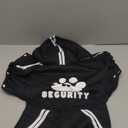 Dog Hoodie Security Clothes 4 Legs Jumpsuit Sweatshirt Hoodies Soft & Warm Dog Outfit Pullover Dog Winter Clothes Sweater for Dogs Cats (Black, X-Large)