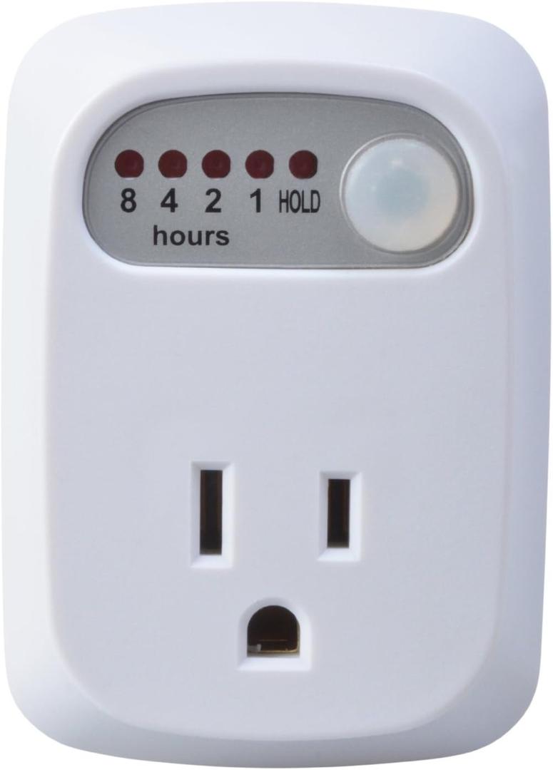 TEKLECTRIC Indoor Auto Shut Off for Curling Iron Hair Straightener Countdown Phone Charger Timer Safety Outlet Conserve Socket