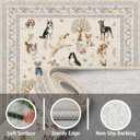 24x17 Inch Door Mat Indoor Entrance,Dog Rug Non Slip Beige
Low Pile,Small Animal Rug for Kitchen,Entryway,Bedroom,Bathroom,Pet Friendly,Stain Resistant,Washable Modern Home Decor