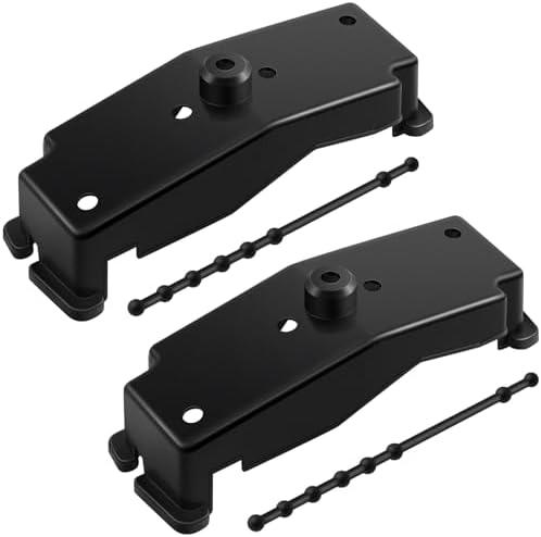 Civaner 2 Sets Blade Guard Protector Heavy Duty Plastic Ice Auger Protector with Secure Holding Strap Optimized Depth Design for Blade Storage & Protection Ice Fishing Accessories