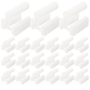 Angoily 100Pcs Baby Safety Plug Covers 3-Prong Electrical Outlet Protection Caps Plastic Socket Covers Child Proofing for Home Office Garage 0.98X0.78X0.59In