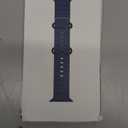 Apple Watch Band - Ocean Band - 49mm - Anchor Blue - One Size - Black Titanium Finish