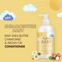 SheaMoisture Baby Conditioner for Curly Hair Raw Shea, Chamomile and Argan Oil Moisturizes and Helps Detangle Delicate Curls and Coils 13 oz