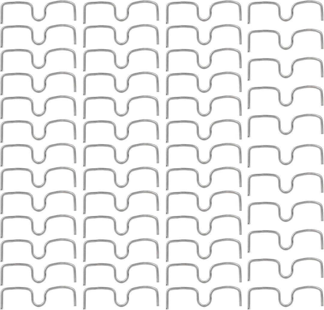 50pcs Fruit Tree Puller Limb Spreader, 4.33x1.26in Galvanized M-Type Branch Trainer Angle Benders for Bonsai and Orchard Trees Adjustable Plant Support for Training & Higher Yield