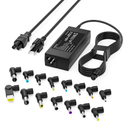 90W Universal Laptop Charger Compatible with HP Dell Asus Lenovo Acer Sony AC Adapter IBM Gateway Notebook Ultrabook Chromebook Pavilion Inspiron Latitude Power Supply Cord with 15 Tips