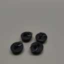 uxcell 4pcs Rubber Drain Stopper with Hanging Ring, Bathtub Drain Plug Fits 7/8 Inch to 1 Inch, Rubber Sink Stopper Drain Plug for Bathtub, Kitchen and Bathroom, Black