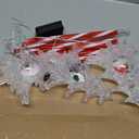 30.7'' Larger Christmas Decorations Outdoor Solar Pathway Lights, 3Packs Solar Christmas Trees with Colour 51LEDS, Xmas Tree Candy Cane Stake Lights Outside for Garden Porch Path Yard Decor