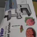 Electric Meat Grinder,3000 Max Stainless Steel Meat Mincer with 2 Blades,3 Grinding Plates,Food Pusher,Meat Claw,Sausage Stuffer Tubes & Kubbe Kit for Home & Kitchen Using