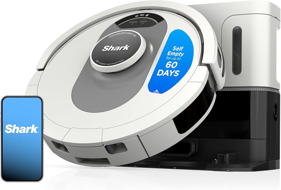 Shark AI Ultra Voice Control Robot Vacuum with Matrix Clean Navigation, Home Mapping, 60-Day Capacity, XL Self-Empty Base for Homes with Pets, Carpet & Hard Floors, Cool Grey Shark AI Ultra Voice Control Robot Vacuum with Matrix Clean Navigation, Home Mapping, 60-Day Capacity, XL Self-Empty Base for Homes with Pets, Carpet & Hard Floors, Cool Grey