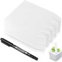 Homenote 200 Pcs 4 Inch Plastic Plant Labels Waterproof Plant Tags for Seedling,Vegetable Gardening Tags,Garden Markers Outdoor for Plants Name Sign with Permanet Marking Pen,White