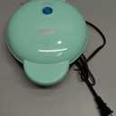 Dash Express Mini Donut Maker - Homemade Dessert Maker - Features Double-Sided, Non-Stick Surface & Space-Saving Design - Makes 7 - Aqua