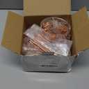 EOOUT Rose Gold Desk Accessories, Office Supplies and Accessories Set, Acrylic Stapler Set, Staple Remover, Phone Holder, Pen Holder, Scissor, Ruler, Transparent Tape