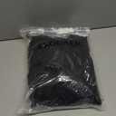 Ekouaer Maternity Nursing Gown and Robe Set Labor Delivery Nursing Nightgowns for Breastfeeding Pregnancy Clothes S, Black