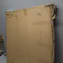 29-34 Inch Baby & Pet Gate - White Metal, Pressure Mounted, Walk Through Safety Gate for Narrow Stairs & Doorways