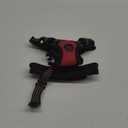 Timos Dog Harness Small Sized, No Pull with Neck Lockable Snap, No Choke Front Clip Dog Reflective Harness, Adjustable Metal Rings 3 Buckles, Easy Control Handle for Small Dogs Red S (Small (Pack of 1))