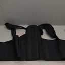 Fit Geno Back Brace Posture Corrector for Women and Men, Shoulder Straightener, Adjustable Full Back Support, Upper and Lower Back Pain Relief - Scoliosis, Hunchback, Hump, Thoracic, Spine Corrector (Medium/Large (Waist 33"-40"), Black)