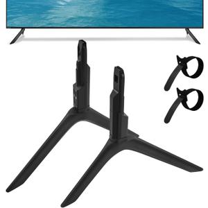 TV Legs for Samsung, Exclusive Only for Samsung UA65TU7000K UN65TU7000F UN65TU7000G UN65TU700DF 2020 Model TV Legs Replacement, NOT Universal, Not for Other Models, with Cable Ties, Screwless Install