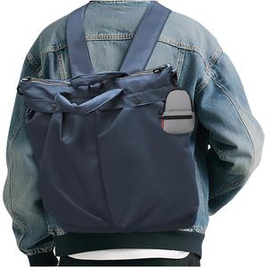 Backpack for Women & Men, Casual Lightweight Unisex Backpack with Dual Padded Back & Anti-Theft Pocket (navy blue)