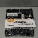 Black Permanent Markers Bulk, 40 Packs Fine Tip Permanent Markers, Waterproof Markers, Premium Smear Proof Pens, Quick Drying, Office Supplies for School, Office, Home