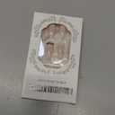 Valentine's Day Press on Nails Almond Fake Nails Medium Length False Nails with Design Gold Love Heart Stick on Nails Full Cover Glossy Acrylic Glue on Nails Nude Artificial Nails for Women 24Pcs