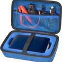 Case for Halo Bolt 58830/57720/ Air 58830/ ACDC Max 55500 mWh/Air + Portable Emergency Power Kit, Storage Holder for Air Nozzles, Extra Accessory, Car Jump Starter, and Charger- Blue (Box Only)
