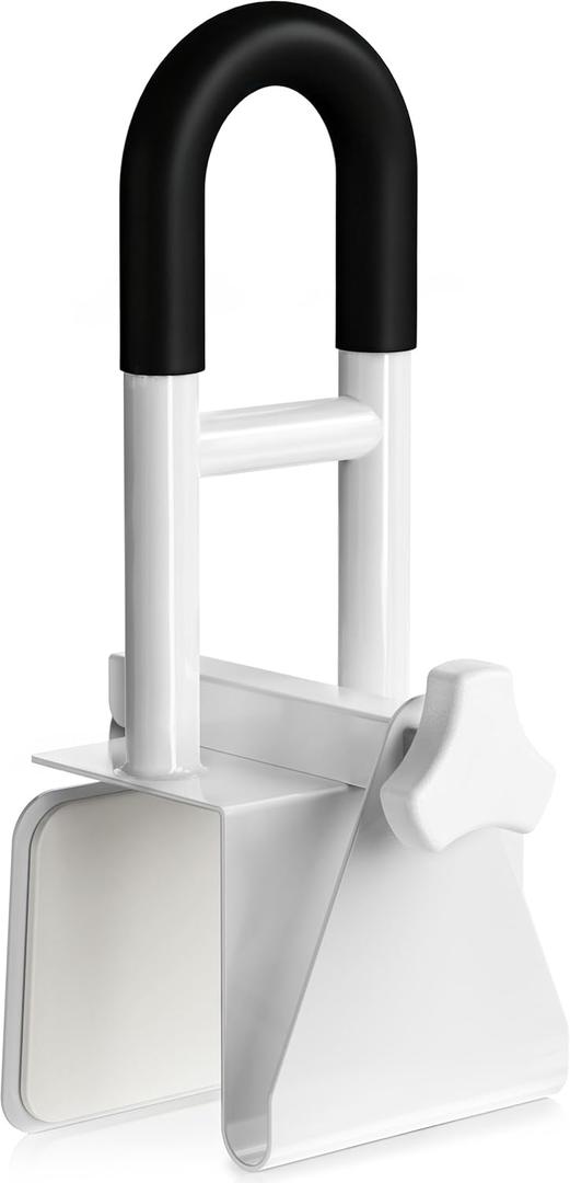 Bathtub Safety Rail, Bathtub Handle Grab Bar with Non-Slip Grip for Seniors, Elderly, Fits 3.1 to 6.7 Inch Tub Walls, Supports 300 lbs