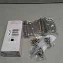 Luxbaro 3 Pack Spring Hinges Self Closing 3.5 Inch, Self Closing Door Hinges with 5/8'' Radius Corners, Adjustable Tension for Garage, Front and Back Doors, Left and Right Hand, UL Listed