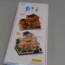 DIY Miniature House Kit, Mini House Kit for Beginners, DIY Dollhouse Kit for Adults to Build, Model Building Craft Diorama Kit, Ideal Gifts for Birthday Christmas Valentine(Japanese Garden House)