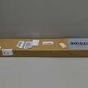 No Drill Blackout Cellular Shades,White,28" W x 48" H