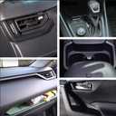 L2R for Toyota RAV4 2019-2024 Dashboard Console A/C Air Vent Outlet Gear Shift Panel Decorative Cover Full Kit ABS Matte Black Inteior Car Accessories 9pcs