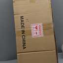 PAITITI Violin Shaped Full Size Durable Super Light Fiber Glass Case with Hygrometer Backpackable (Red)