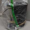 Single Serve One Cup Coffee Maker, for K Cups and Grounds, Mini Coffee Maker with Portable Handle, 6 to 12 Oz Brew Size, for Travel, Camping, Office, RV and Dorm, 120V, Black and Gold