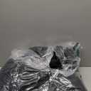 PUWEI Long Puffer Vest Women Quilted Hooded Vest Padded Sleeveless Coat Jackets With Pockets (Large, Black)