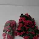 Artificial Faux Bougainvillea Flowers Plants for Outdoor Outside Summer Decoration, 2 PCS Fake Silk Long Trailing Vines UV Resistant Realistic for Front Door Porch Planter Urn Patio Balcony, Hotpink