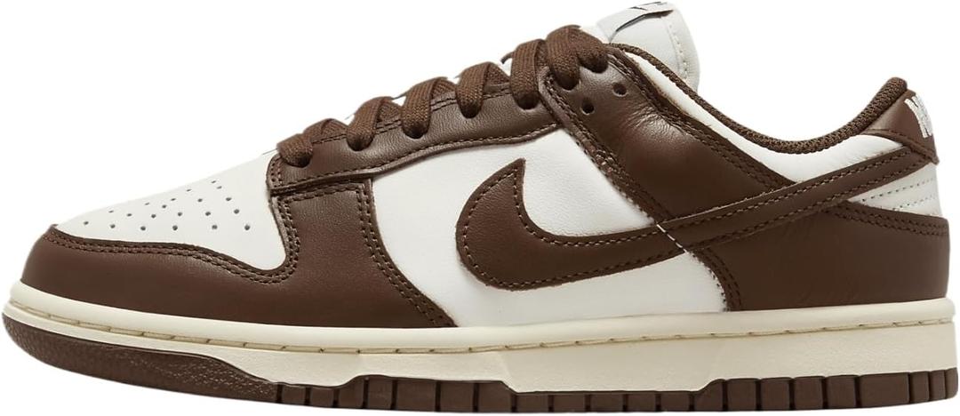Nike Women's Dunk Low Sneaker (11.5, Sail/Cacao Wow/Coconut Milk)