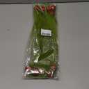 10 Pcs Christmas Green Curly Stems,Christmas Tree Topper Decro,Artificial Green Stems with Glitter Red Ball for Christmas Tree Topper Faux Pampas Grass Decro for Home Table Wreath Xmas Party