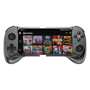 ShanWan Mobile Game Controller for iphone/Android with PHONE CASE Support, Bluetooth Wireless Gamepad - PS Remote Play, Xbox Cloud, Steam Link, GeForce NOW, MFi Arcade Games-Long Battery Life (Silver)