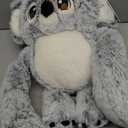 Huggle Healers Weighted Stuffed Animals for Adults, Teens and Kids - 36 Inch Long Plush Arms Grey Stuffed Animal for Hugs - 4.5lb Koala Plushies - Noa Koala