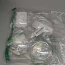 Mkono Wall Hanging Planter Propagation Station Glass Flower Vase for Hydroponics Plants, Bathroom, Home Office Living Room Decor Gift, Oblate Set of 4